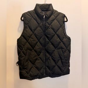 Eddie Bauer Black Quilted Vest